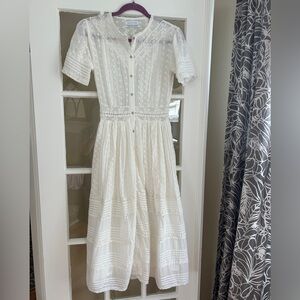 Urban Outfitters White Lace Maxi Dress